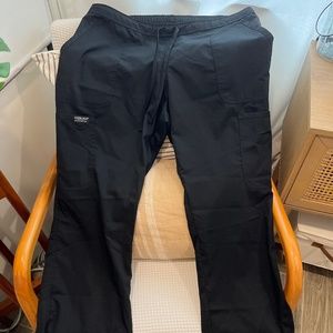 Large Black Cherokee 1123a Drawstring Pant